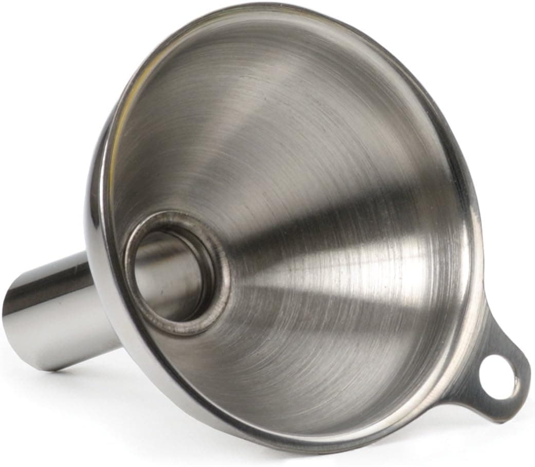 Stainless Steel Funnel for Filling Narrow Jars and Bottles, 1 pc Spice Funnel