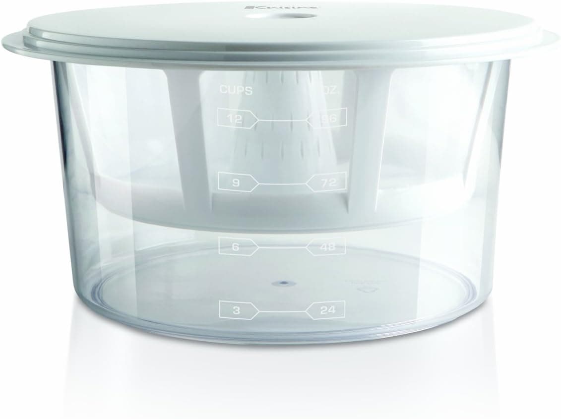 Euro Cuisine GY50 Greek Yogurt Maker with Ultra Fine Mesh Strainer Basket, BPA Free