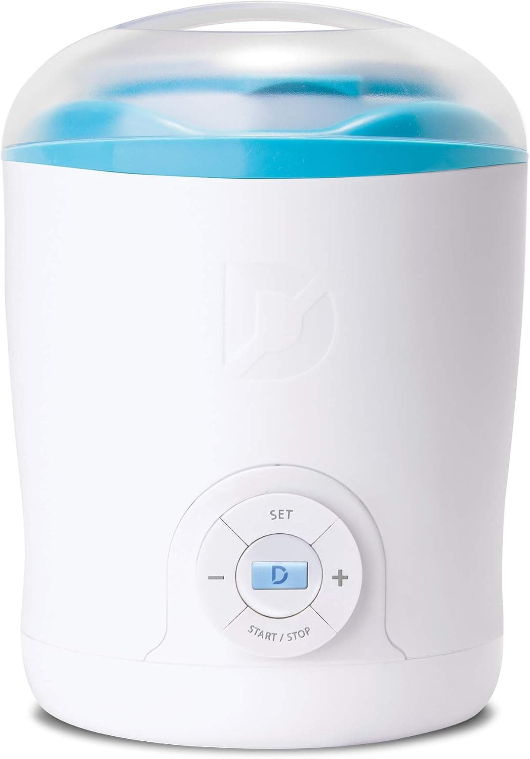 Dash Greek Yogurt Maker Machine with LCD Display + 2 BPA-Free Storage Containers with Lids, White