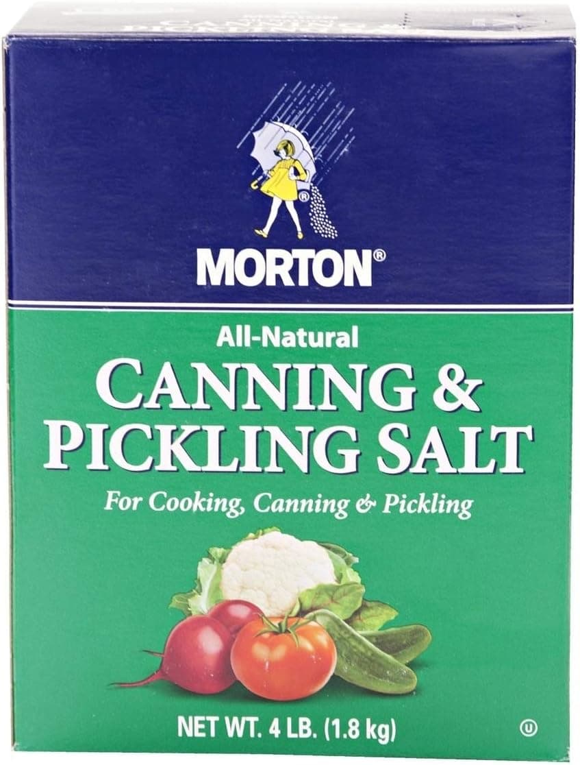 Morton All Natural Canning & Pickling Salt, 4 lb Box