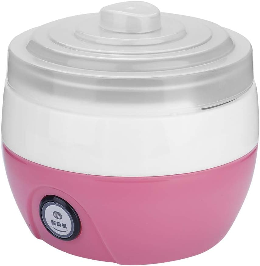 Automatic Yogurt Maker Machine, Digital Yogurt Maker for Kitchen Home (Pink)