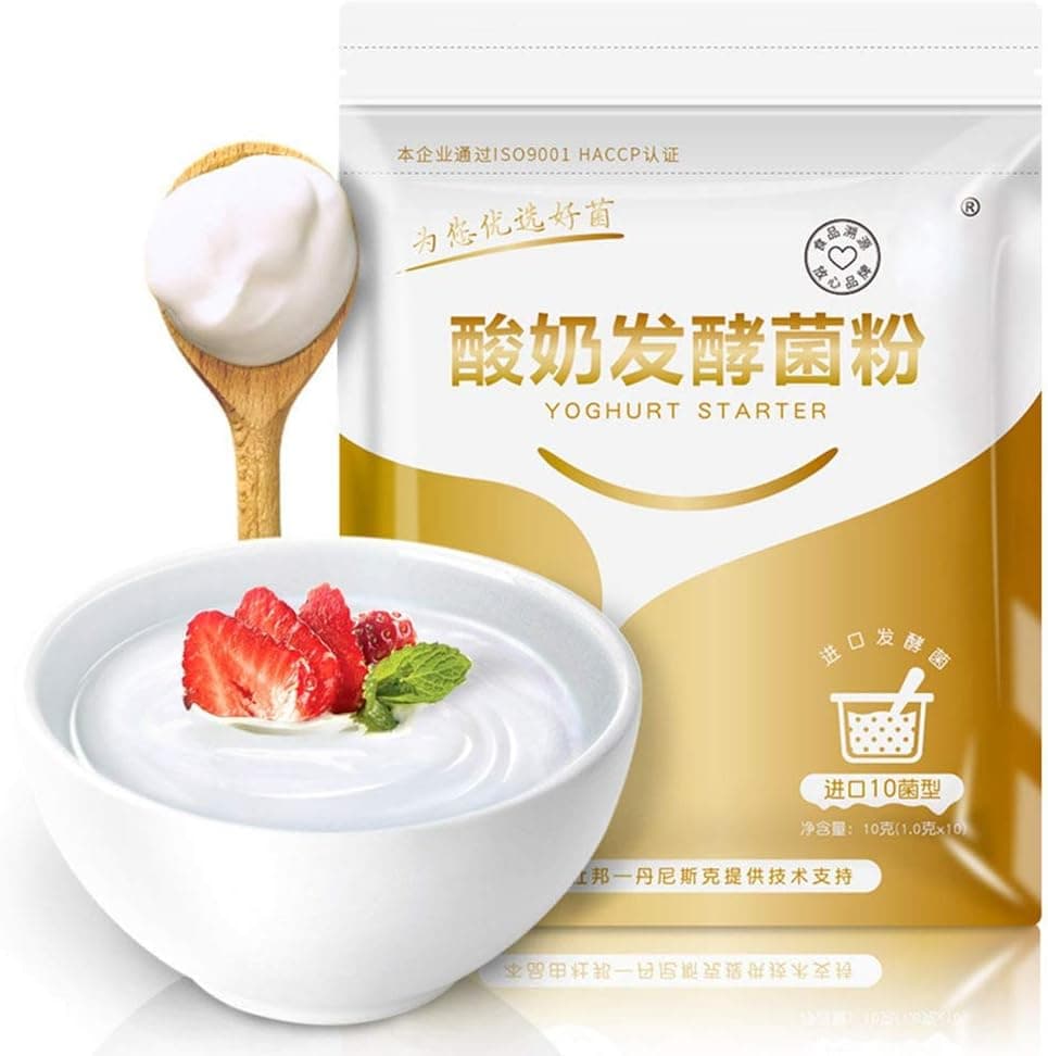 Probiotic Yogurt Starter Culture Powder, Lactobacillus Strains for Slow Fermentation