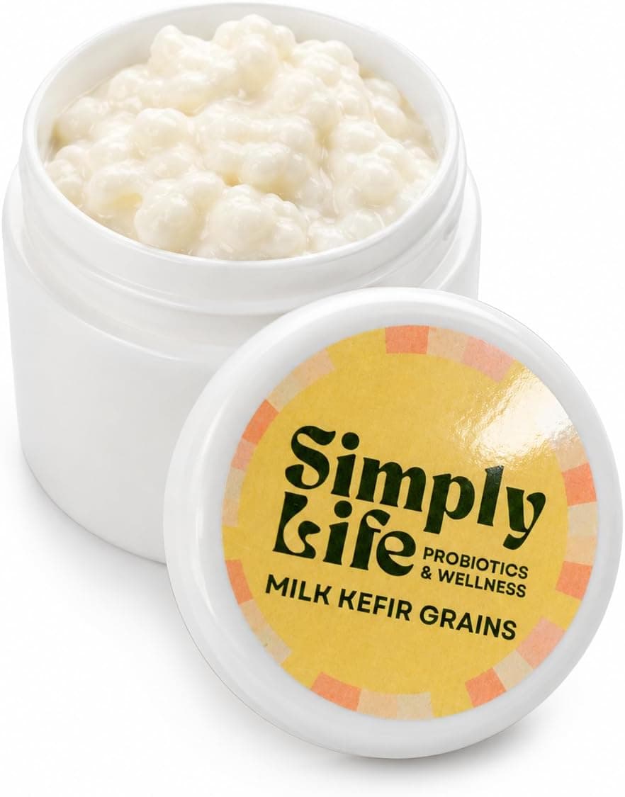 Milk Kefir Grains, Fresh Live Probiotic Culture for Homemade Kefir