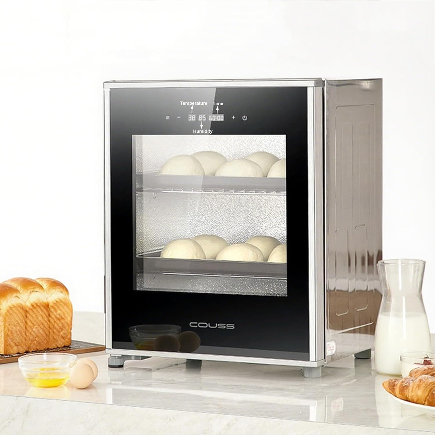 40L Bread Proofer for Sourdough, Yogurt and Natto with Adjustable Temperature