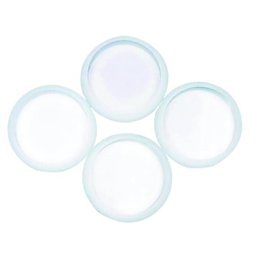 4 pack Wide Mouth Tempered Glass Fermentation Weights for Lacto Fermenting in Wide Mouth Mason, Ball, Canning Jars by Mason Jar Lifestyle (4)