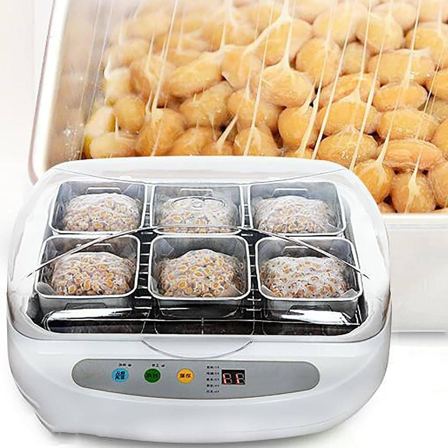 Automatic Electric Natto Fermenter Maker 3.5L Stainless Steel for Yogurt and Tempeh