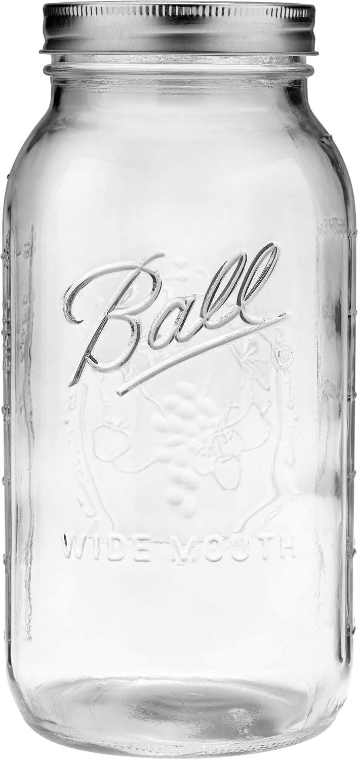 Ball 64oz Wide Mouth Half Gallon Mason Jar