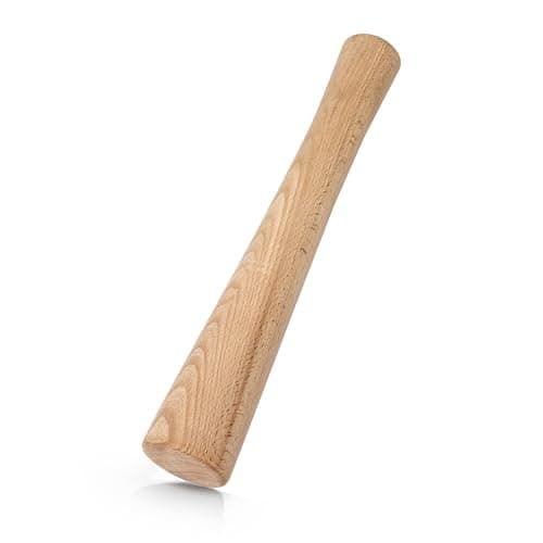 Xuborku Sauerkraut Pounder for Mason Jars - Wooden Fermenting Supplies - Vegetable Fermentation Tamper for Sauerkraut Crocks with Scale Marks