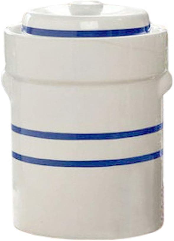 Ohio Stoneware 3 Gallon Fermentation Preserving Crock Set - Great for Pickling and Sauerkraut