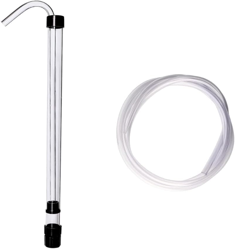 FastRack 3/8 Inch Mini Auto Bottling Siphoning Kit with Food Grade 3 ft Hose, Clear